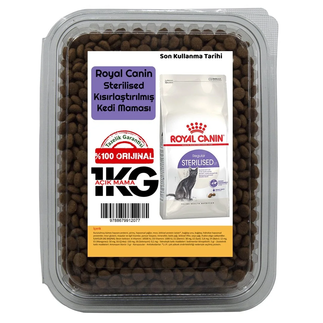 Royal Canin Kısırlaştırılmış Kedi Maması 900 gr (AÇIK PAKET)