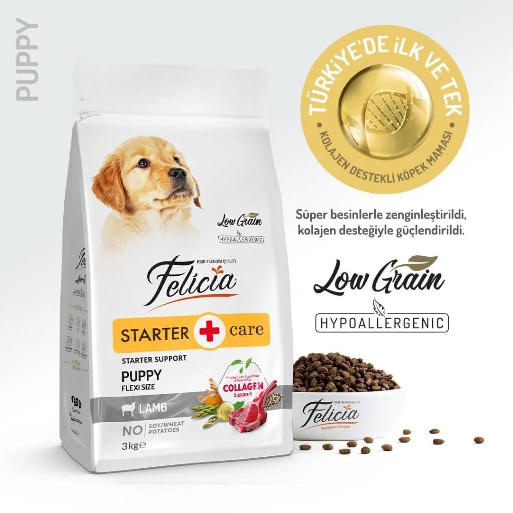 Felicia Kuzulu Küçük/Orta Irk Yavru Köpek Maması  3 kg