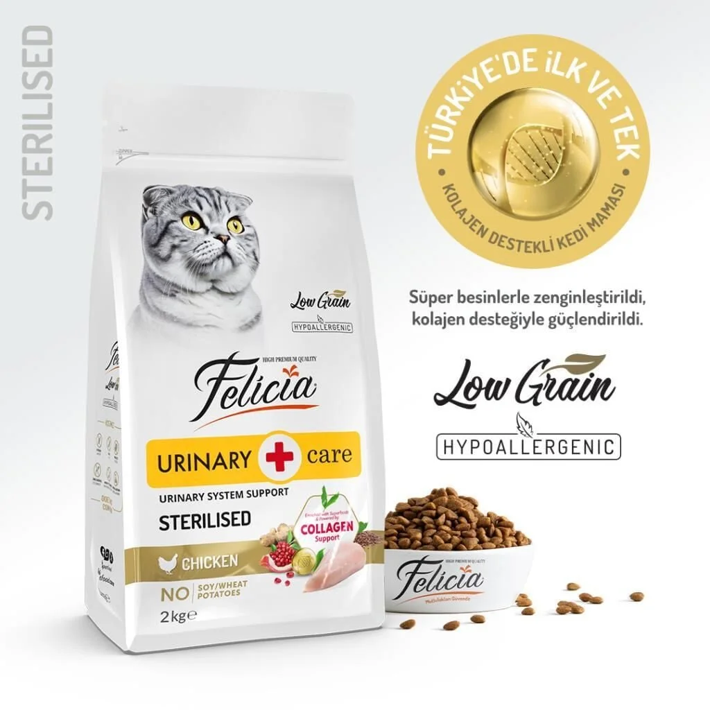 Felicia Tavuklu Light Sterilised Kedi Maması 2 kg