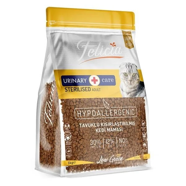 Felicia Az Tahıllı Tavuklu Kısır Kedi Maması 1 Kg (AÇIK PAKET)