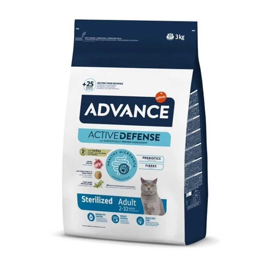 Advance Hindili Kısırlaştırılmış Kedi Maması 3 kg
