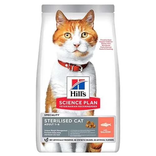 Hills Somonlu Kısırlaştırılmış Kedi Maması 1,5 kg