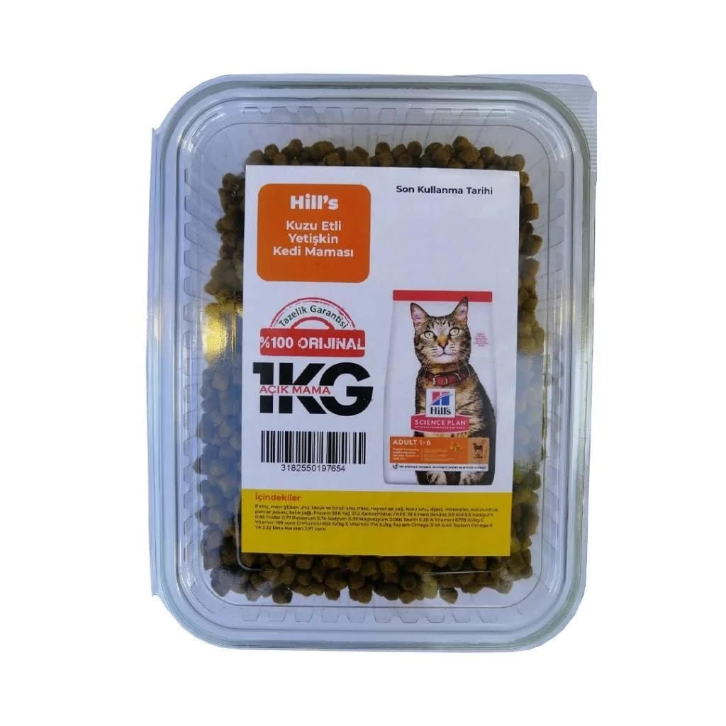 Hills Kuzulu Yetişkin Kedi Mama 1 Kg ( AÇIK PAKET )