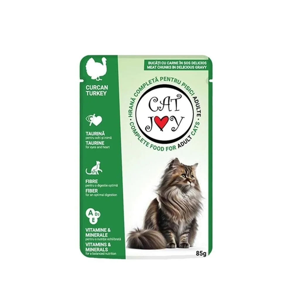 Cat Joy Hindili Yetişkin Kedi Yaş Maması 85 Gr