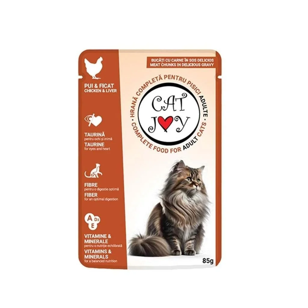 Cat Joy Tavuklu Yetişkin Kedi Yaş Maması 85 Gr