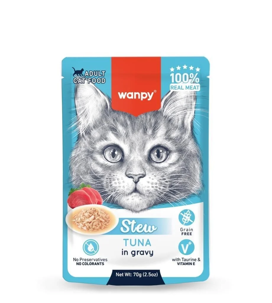 Wanpy Pouch Ton Balıklı Yaş Kedi Maması 70 Gr
