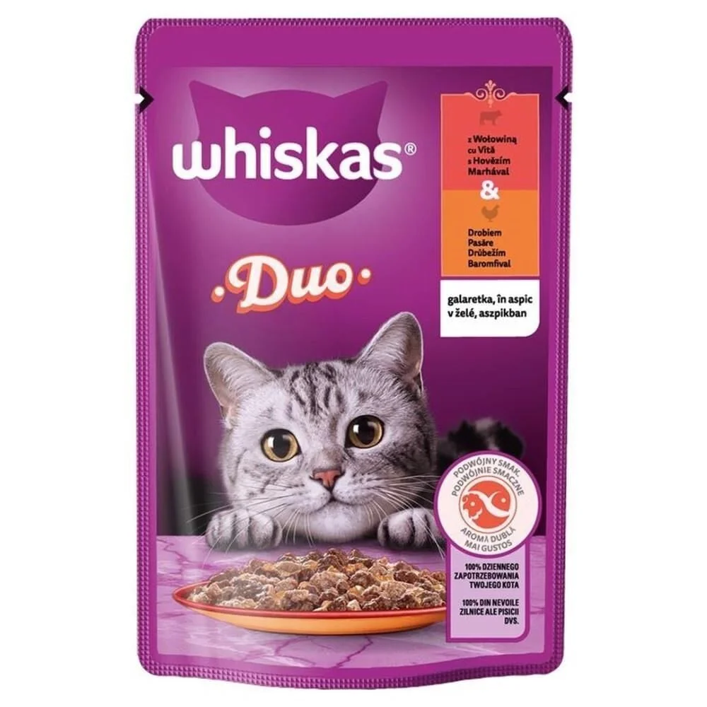 Whiskas Duo Kümes Hayvanlı Ve Sığırlı Kedi Konservesi 85 Gr