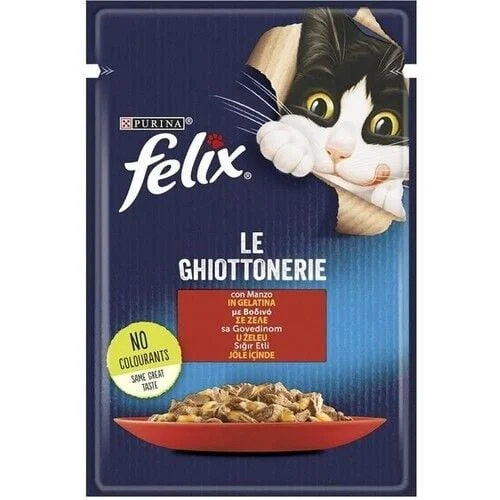 Felix Sığır Etli Yetişkin Kedi Konservesi 85 gr
