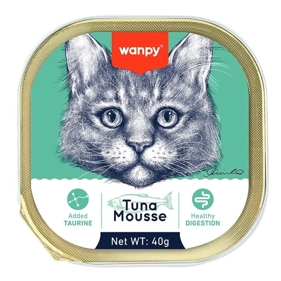 Wanpy Ton Balıklı-Alutray Kedi Yaş Mama 40 g