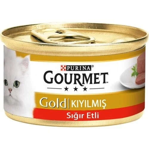 Gourmet Gold Kıyılmış Sığır Etli Kedi Konservesi 85 gr