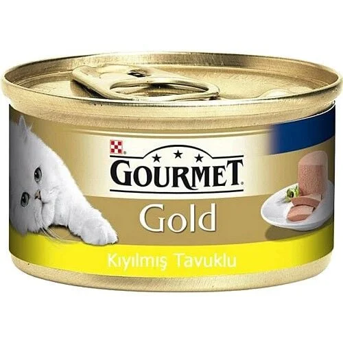 Gourmet Gold Kıyılmış Tavuklu Kedi Konservesi 85 Gr
